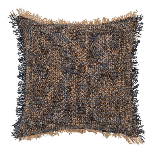 Ely Cushion - Kissen, Polyester, Baumwolle, blau/gelb, 45x45 cm