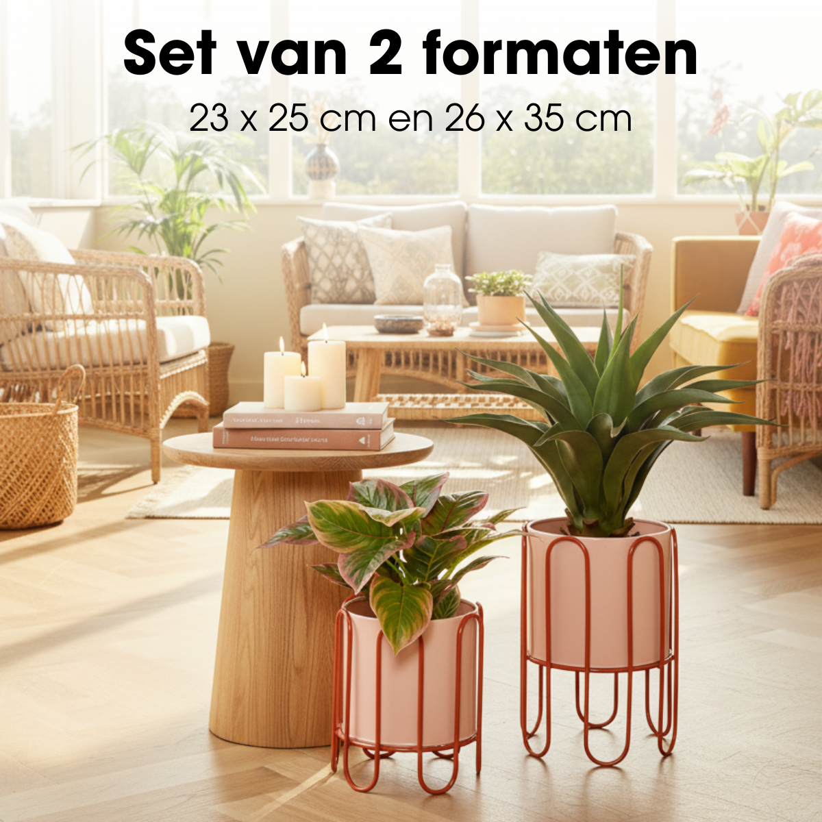 Blumentopf in Dione Pink