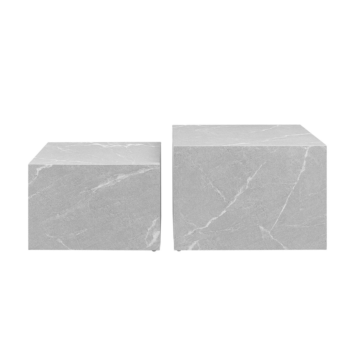 Couchtisch Grau 2er Set