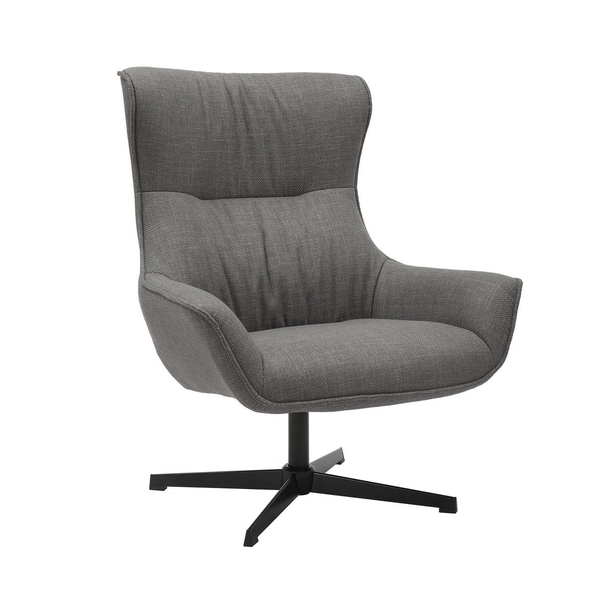 Sessel Strukturstoff Grau