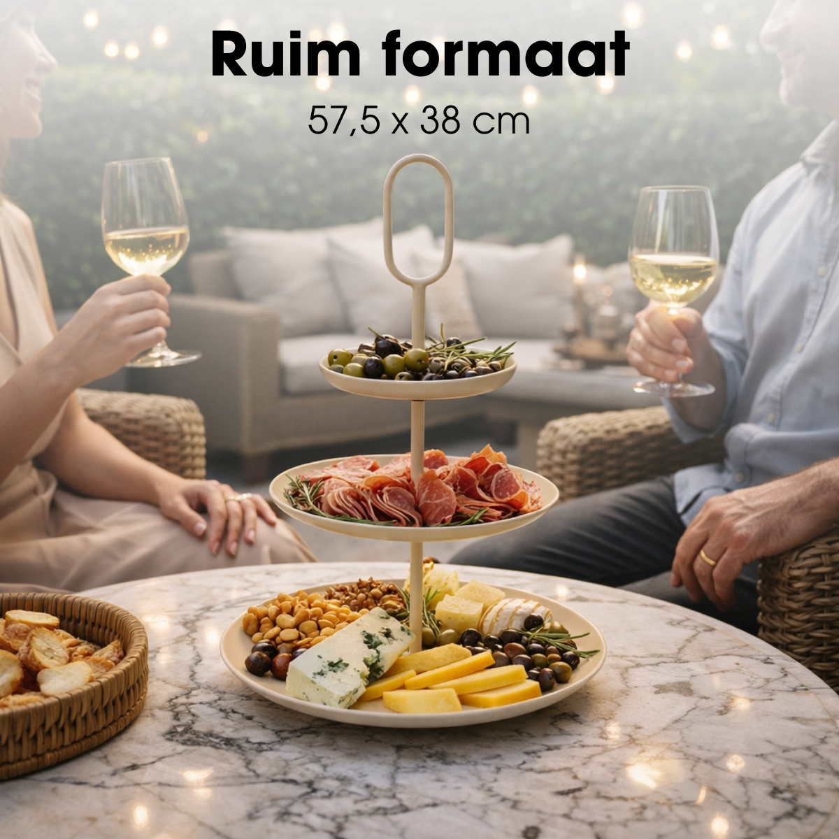 Rama Cremefarbenes Regal