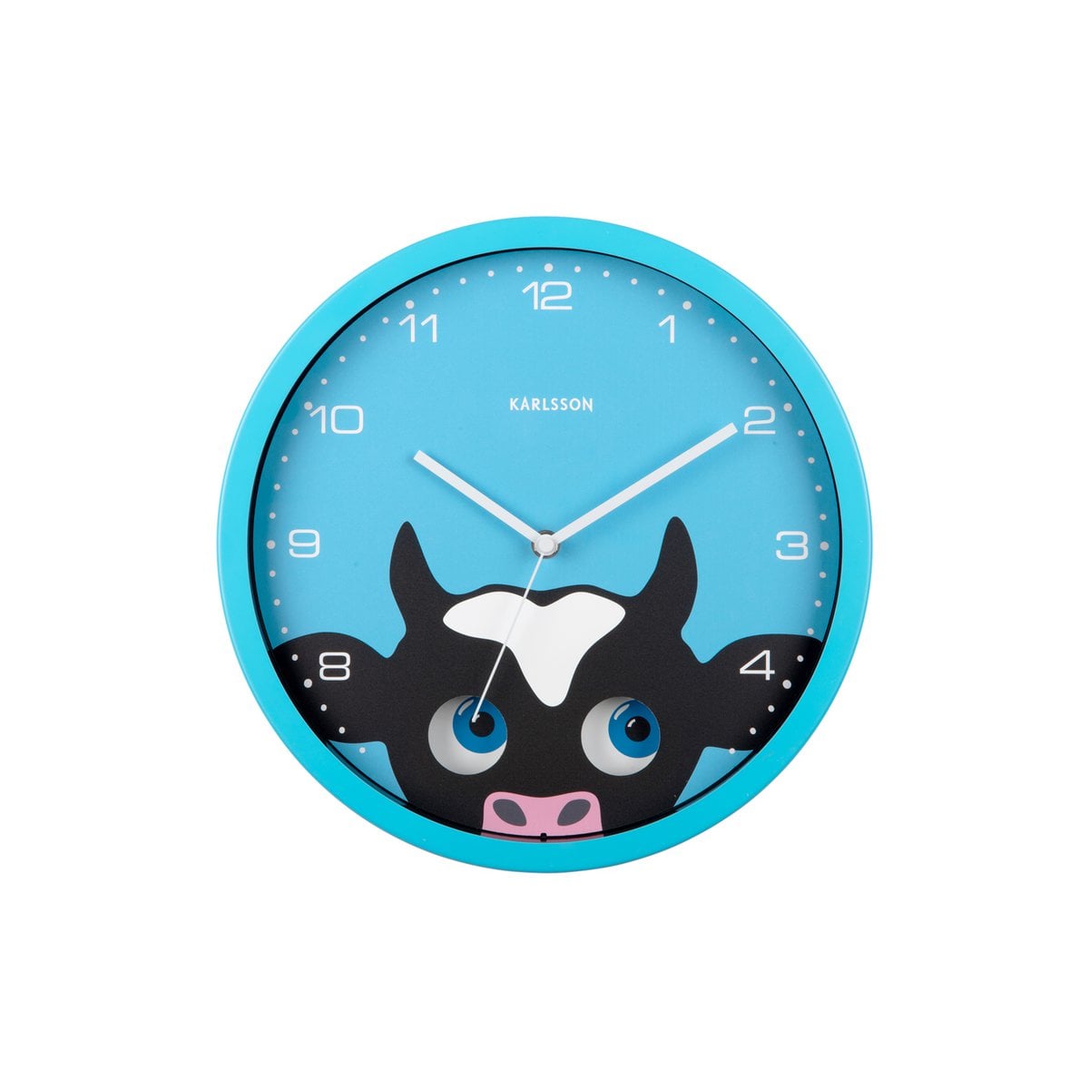 Wanduhr Peekaboo Kuh