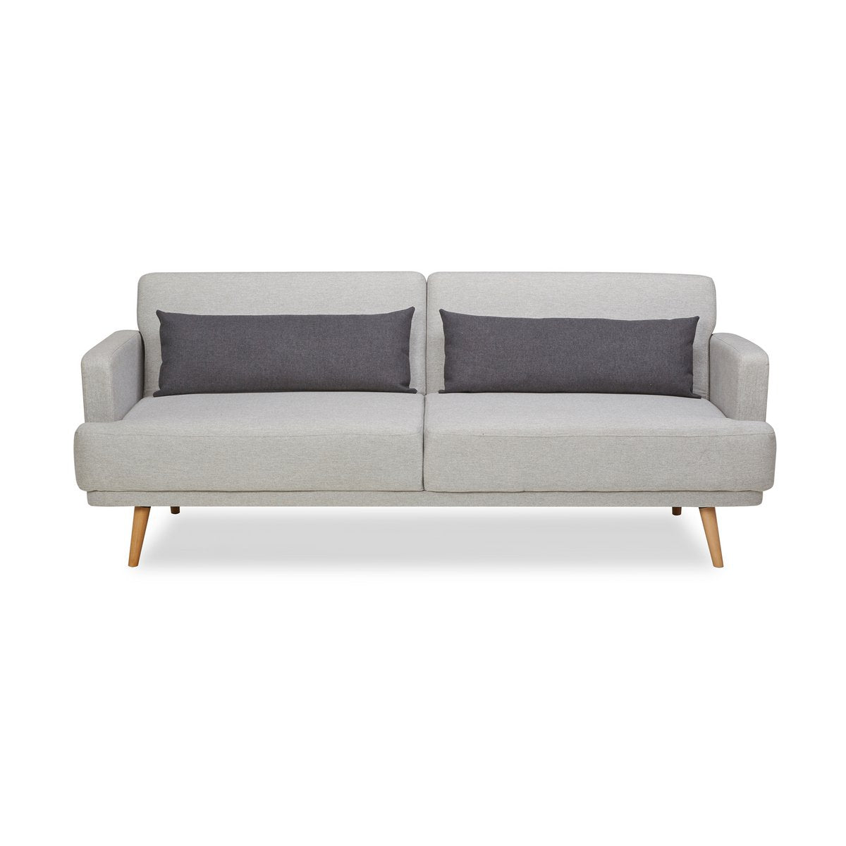 3-Sitzer Sofa Webstoff Grau