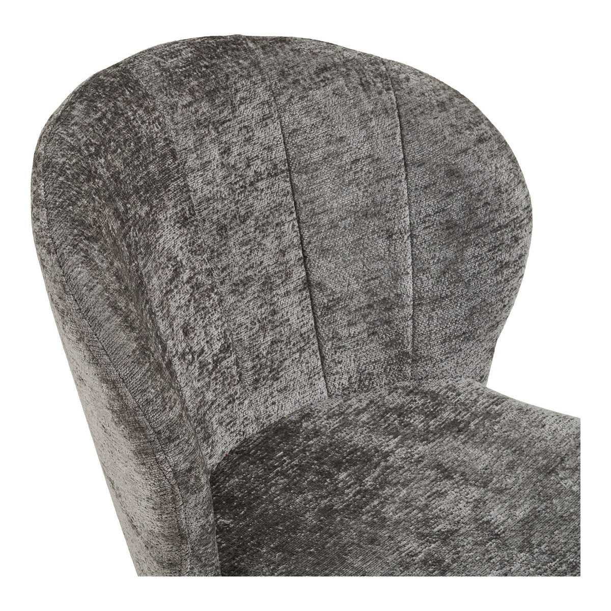 Roanne Esszimmerstuhl, grau, schwarze Beine, HN1319 – 2er-Set