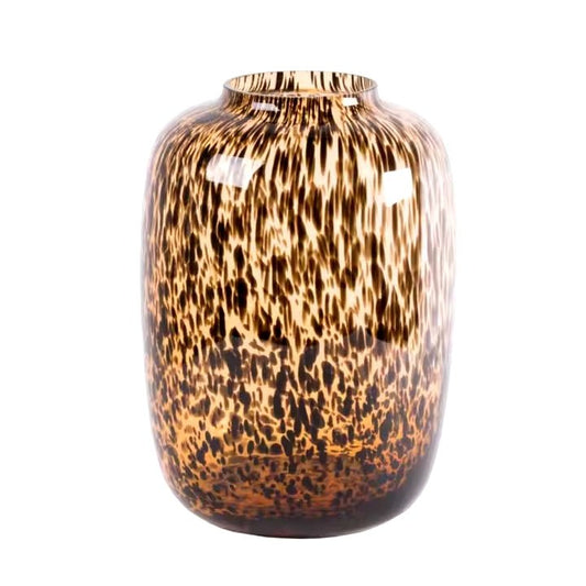 Gepardenvase Braun Klein