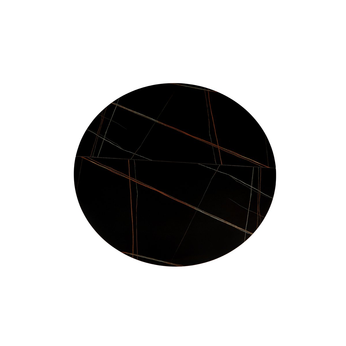 Esstisch Ø120 cm Schwarz