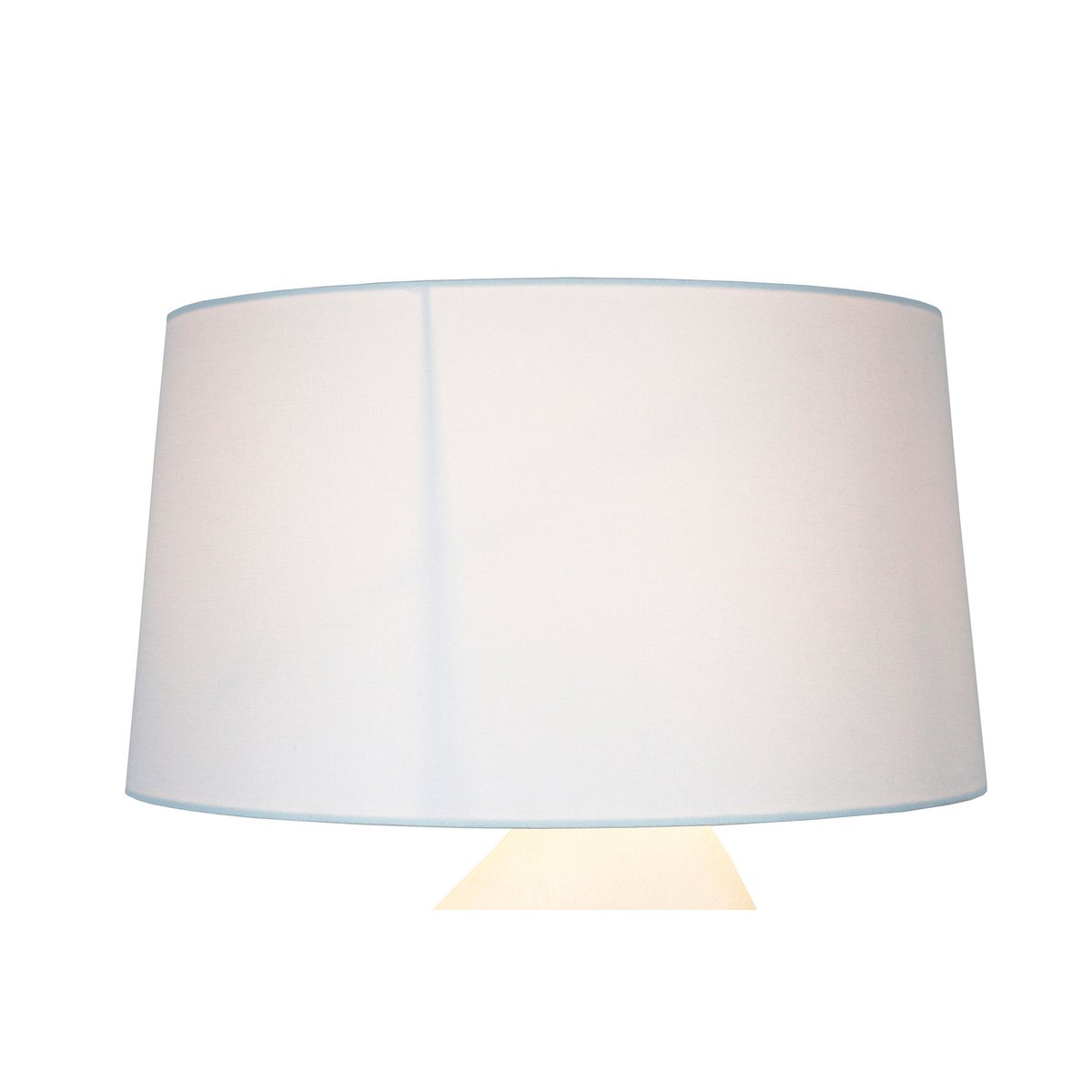 Table lamp ceramic/linen blue/white
