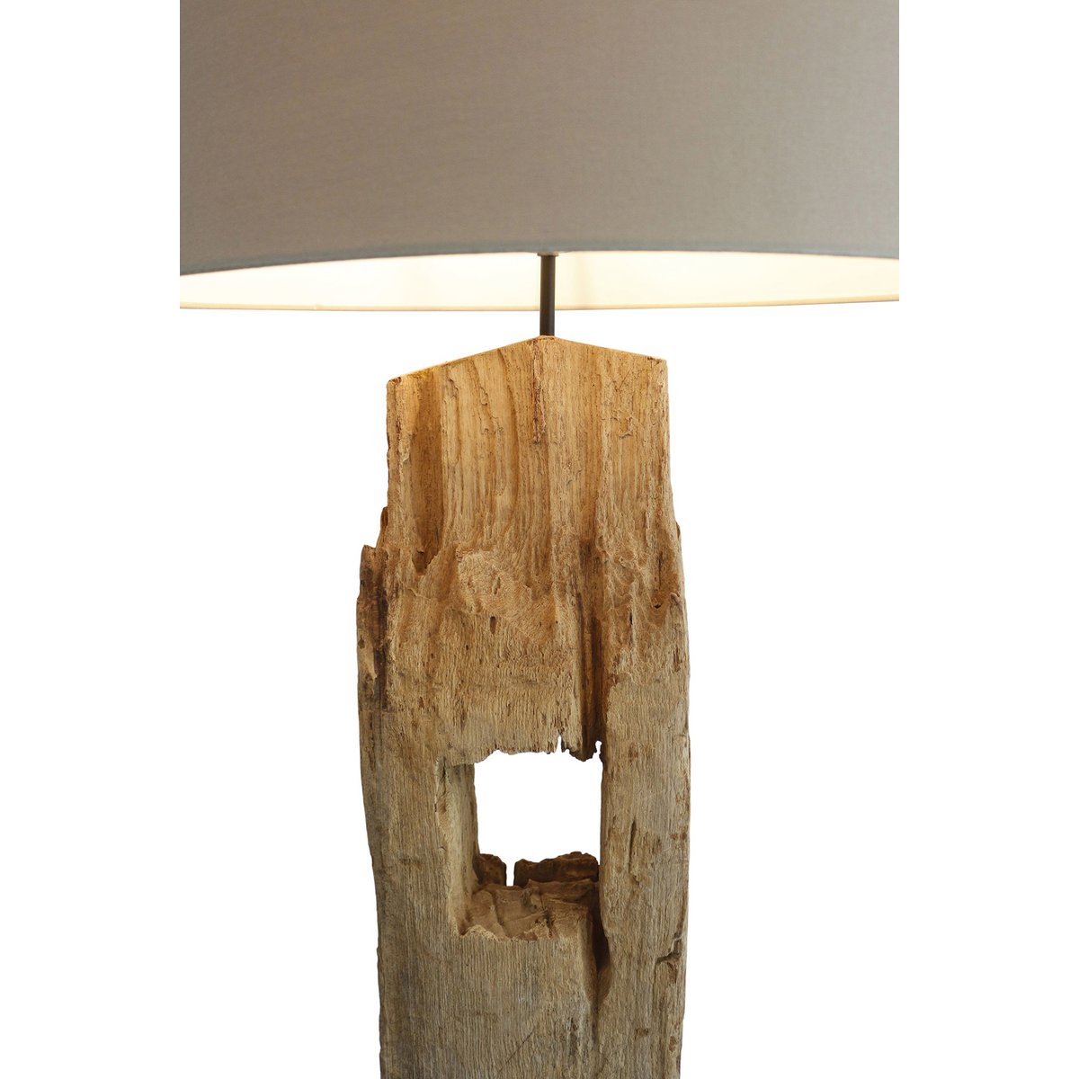 Floor lamp driftwood antique white 175 cm