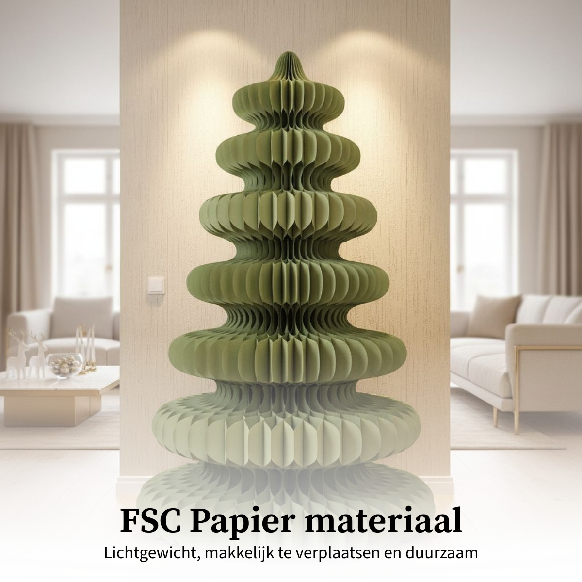 Dekorativer Weihnachtsbaum Grün