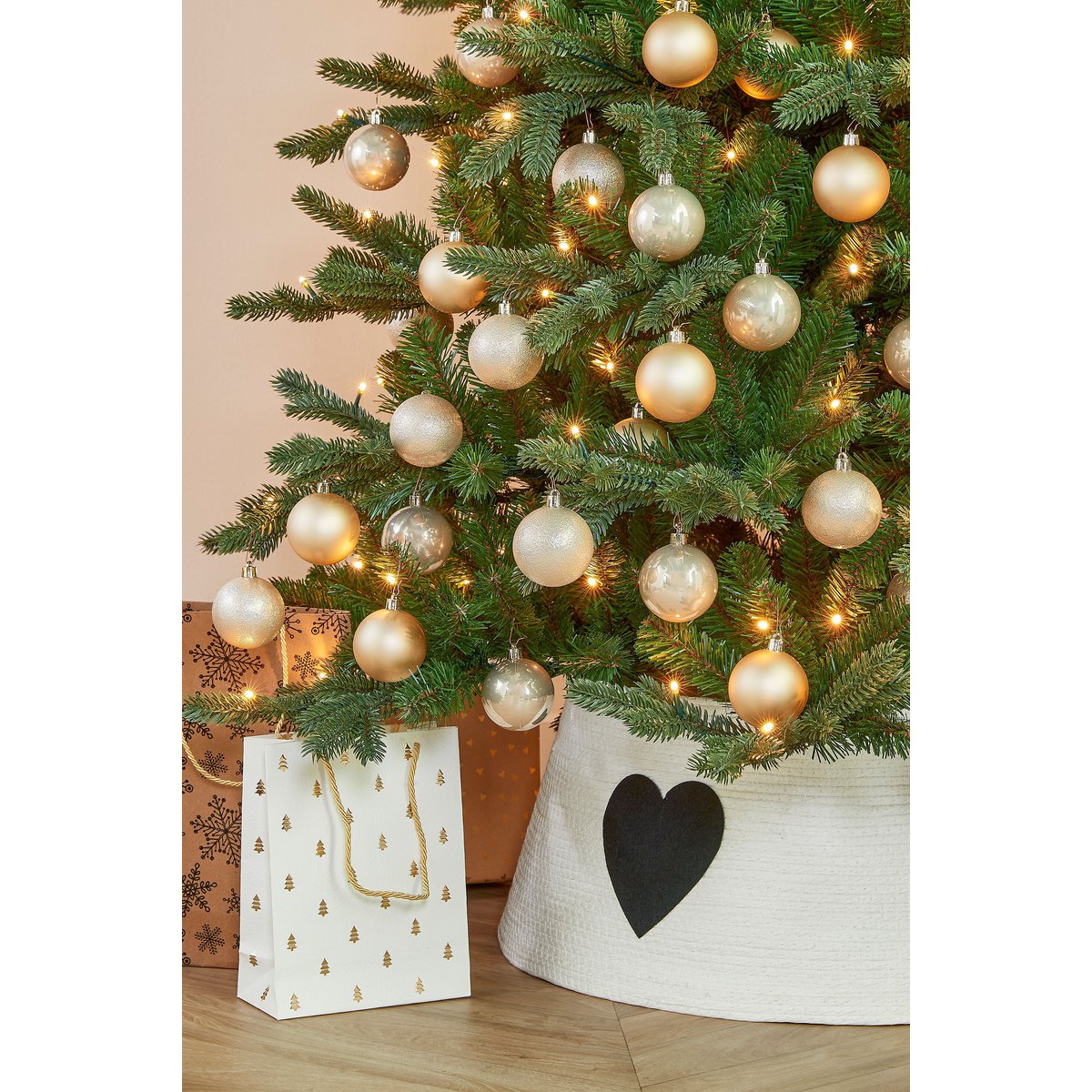 Weihnachtsbaumrock Weiß
