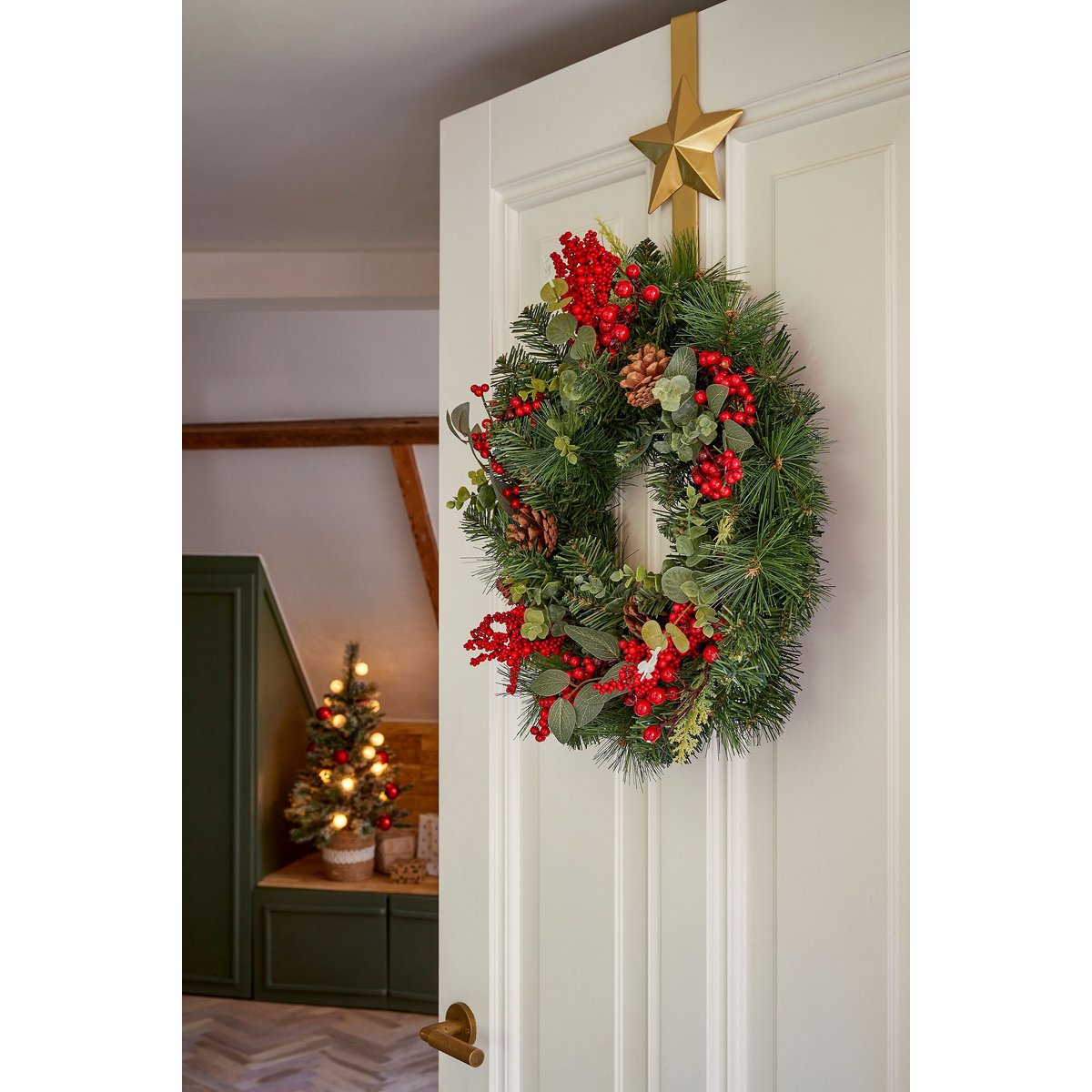 Weihnachtskranz Harvey Red