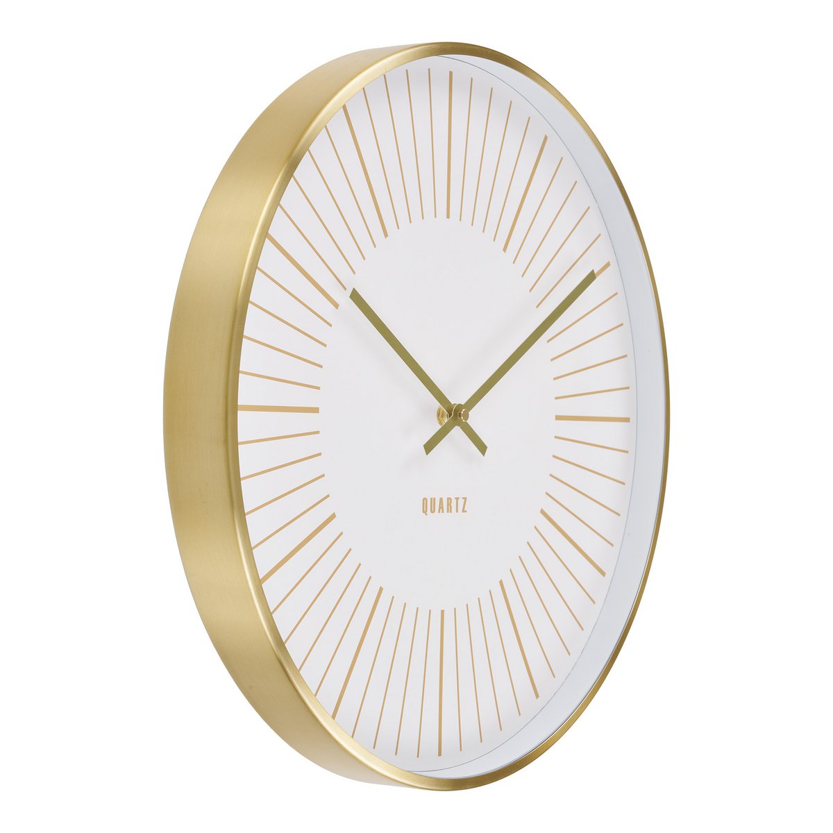 Takamaka Wanduhr – Gold, Aluminium/Glas, Ø40 cm
