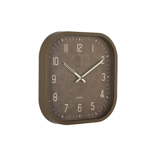 Quadratische Elementar-Wanduhr