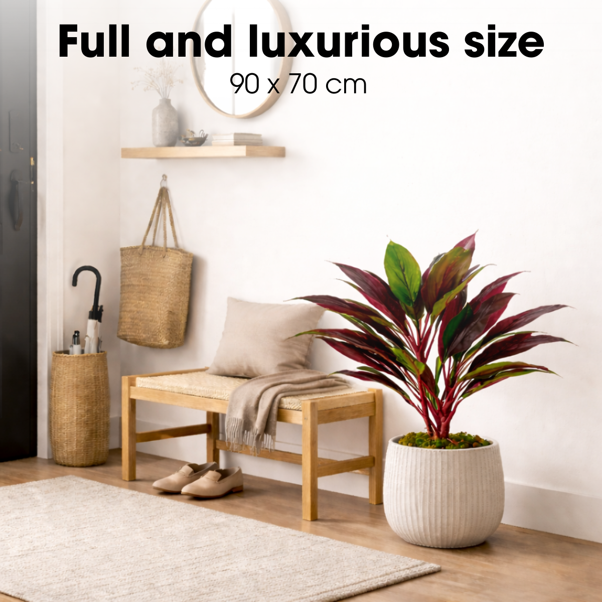 Künstliche Pflanze Cordyline Red