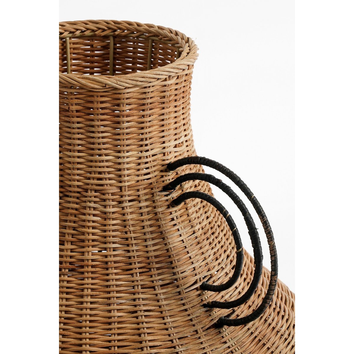 Dekorative Vase Fabiola Hellbraun
