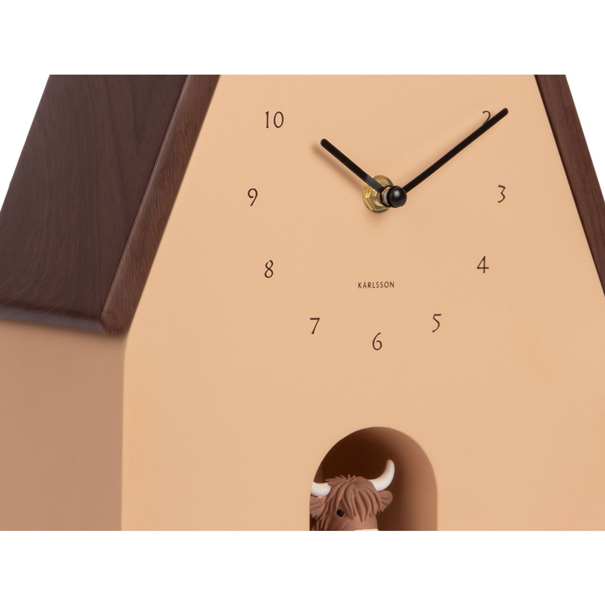 Wanduhr Highland Cow Kuckuck