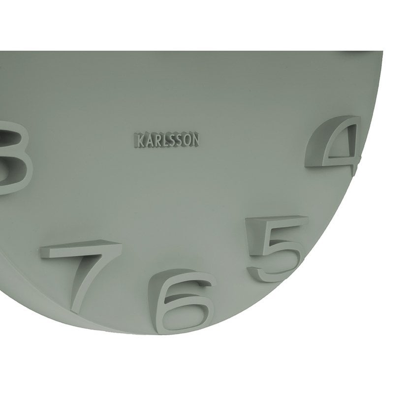 Wanduhr am Rande