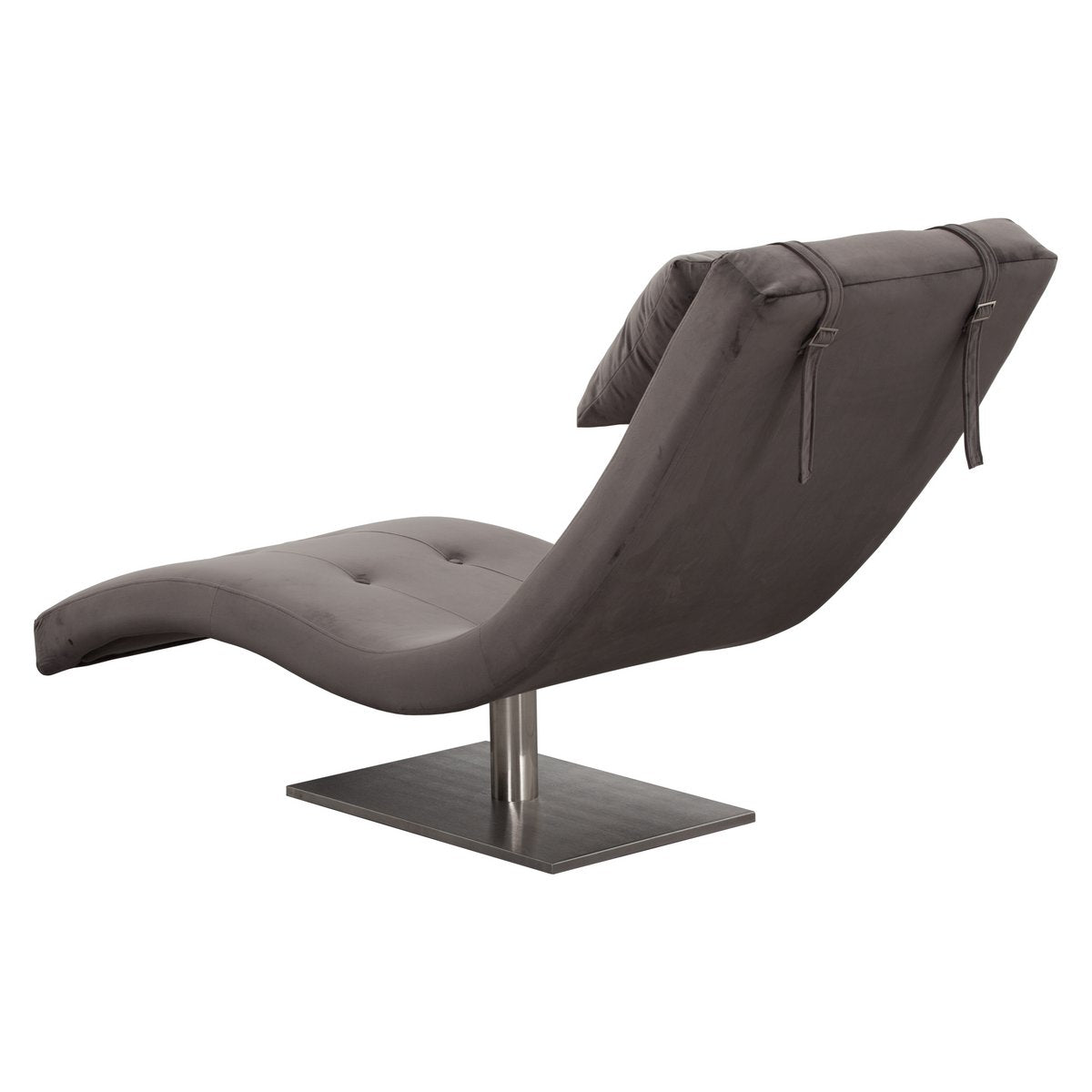 Relax lounger velvet grey