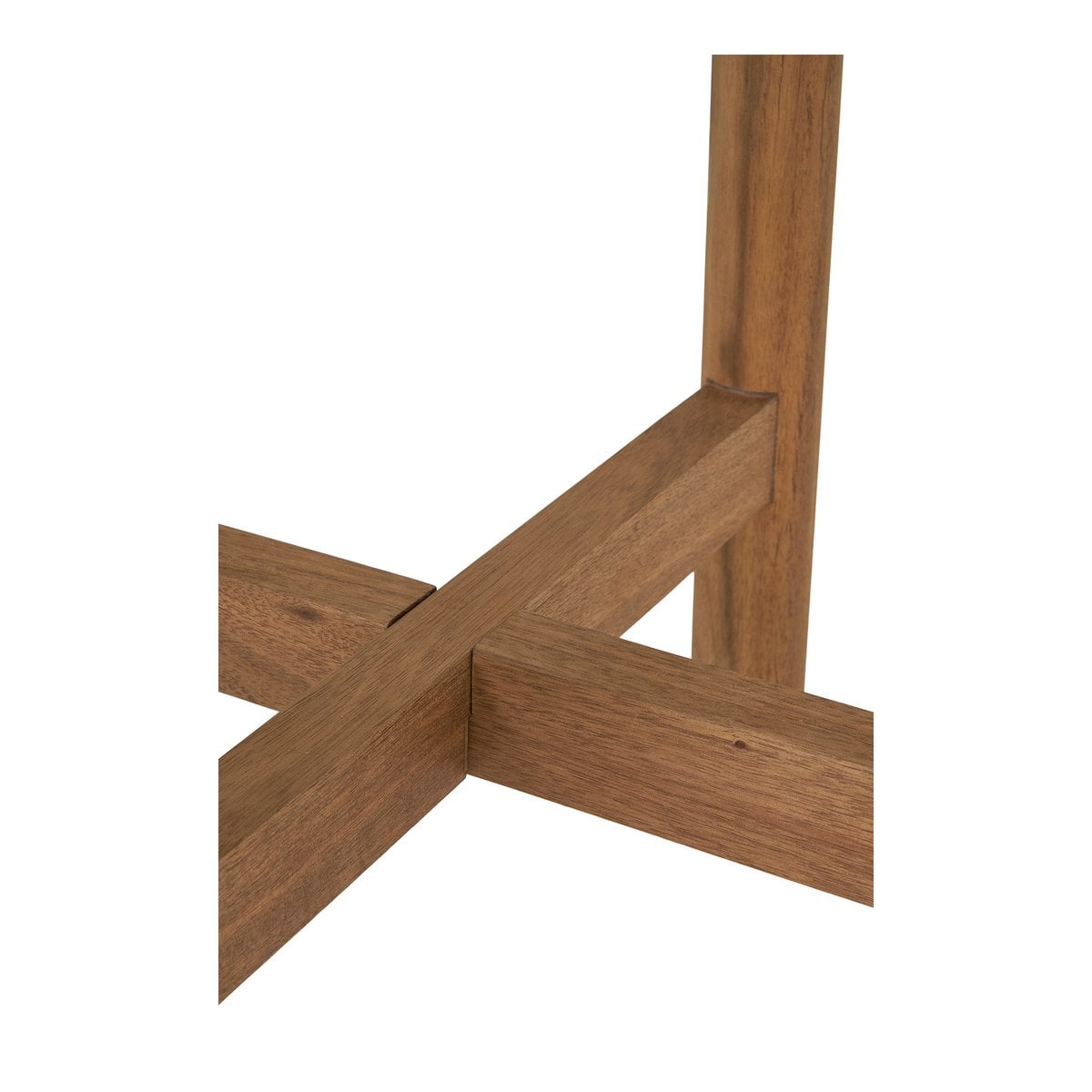 Terracina Side Table - Natural/Weiß, Acacia/Terrazzo, Ø37x46 cm