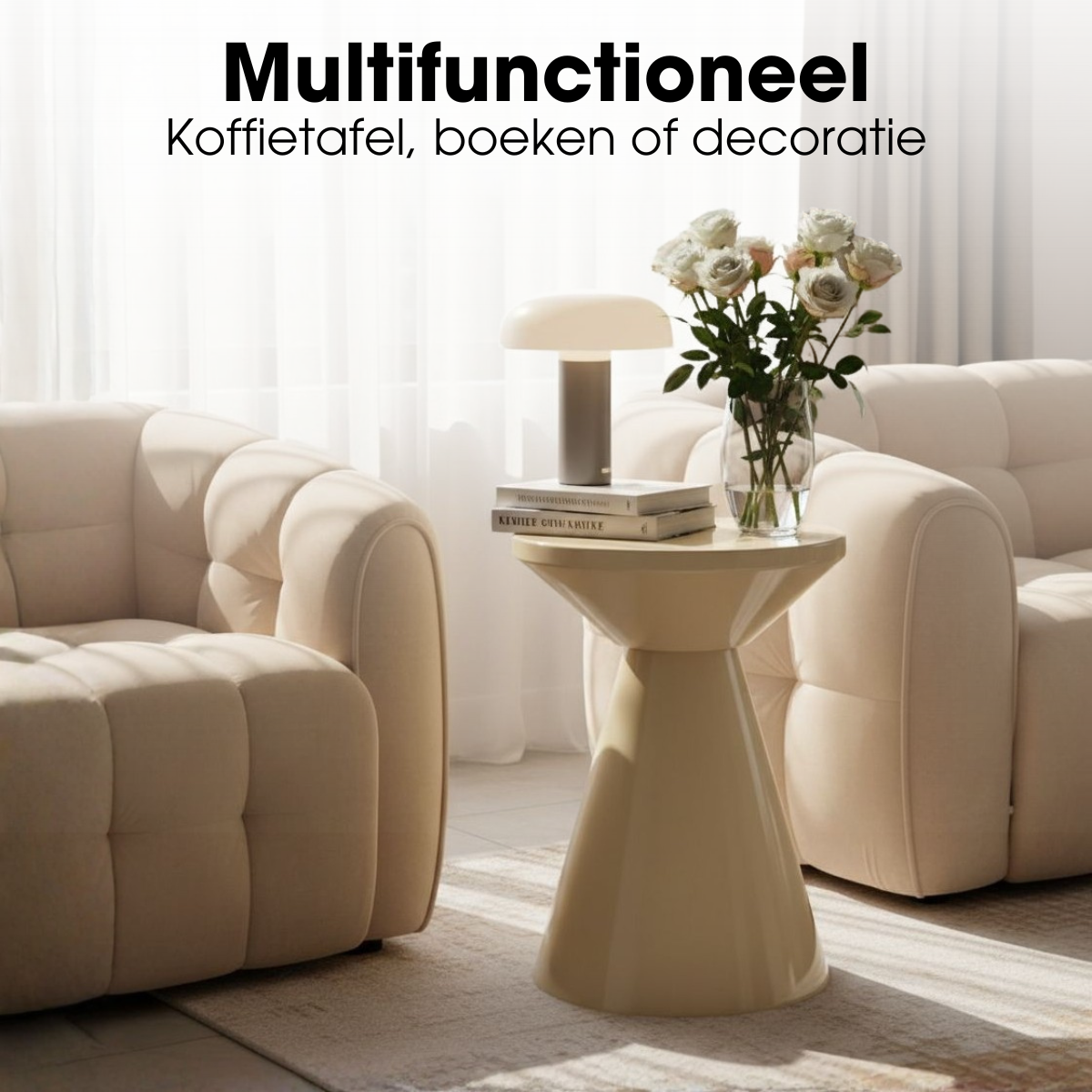 Beistelltisch Jim Beige