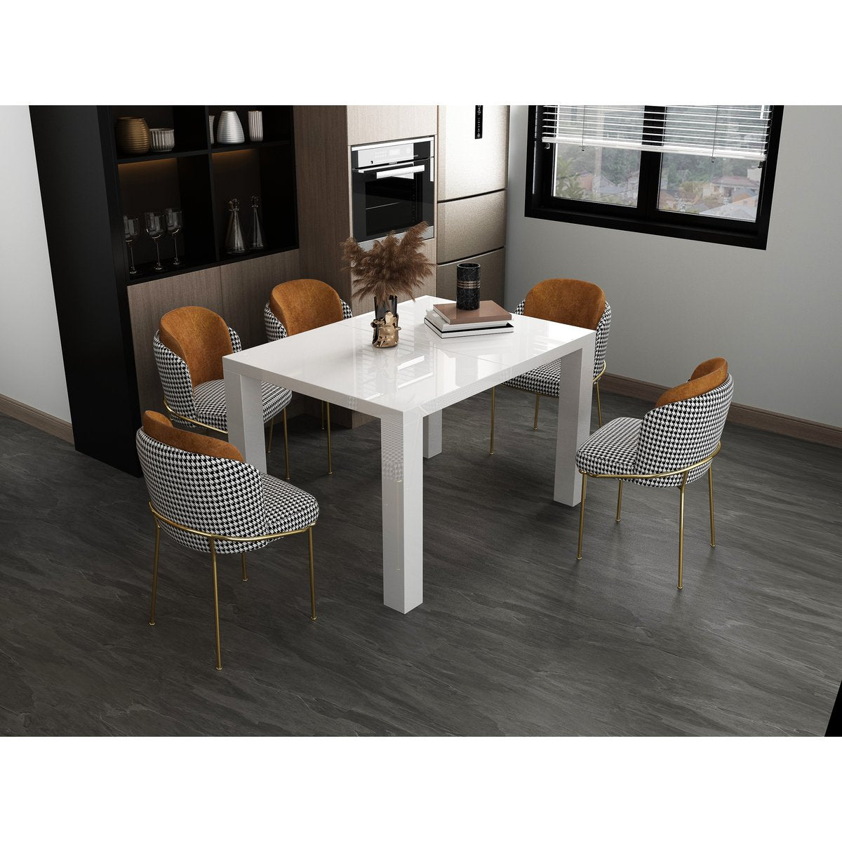 Dining table 120/180/240x80 cm white