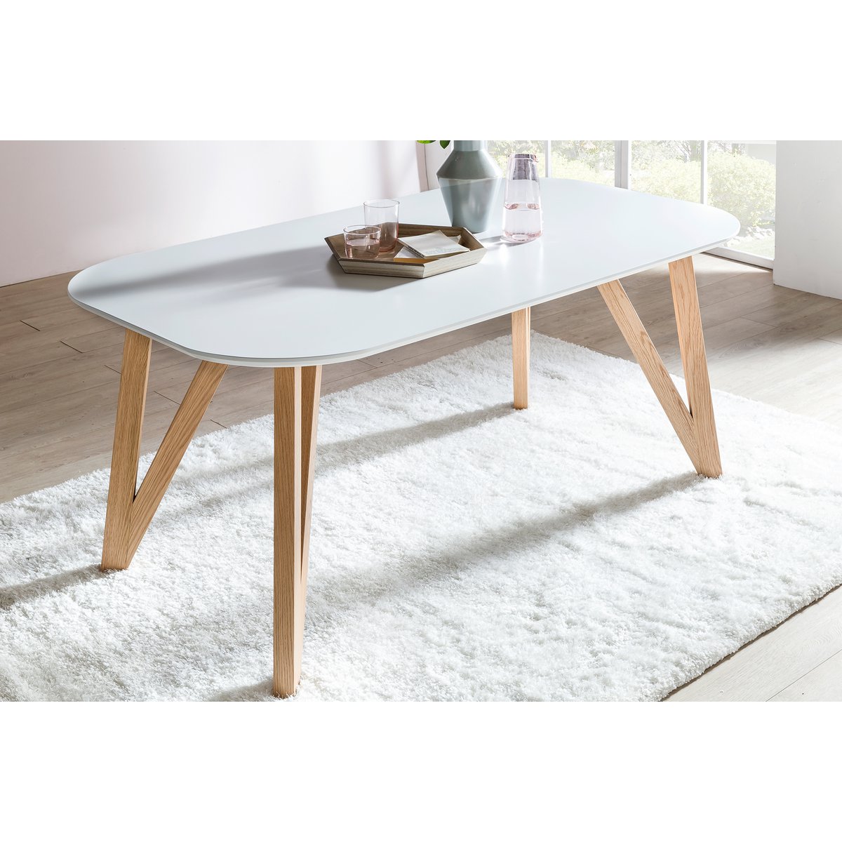 Dining group 5 pieces 180x90 cm