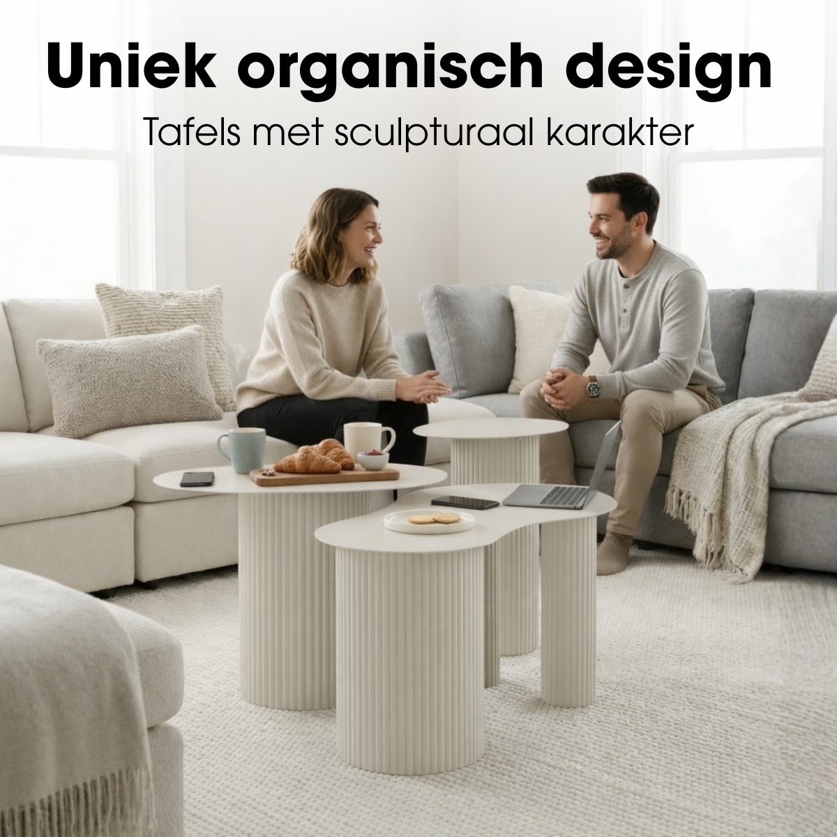Beistelltisch Lux Off-White