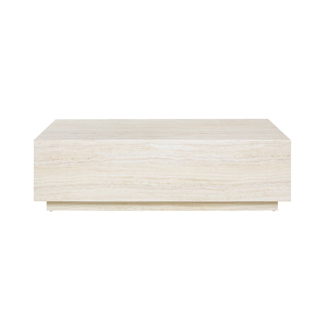 Travertine coffee table 120x75 cm