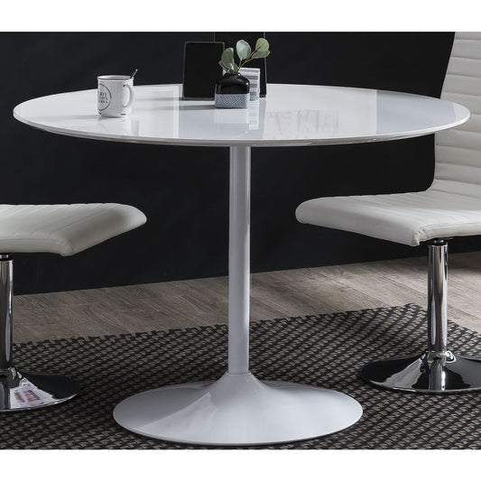 Bistro table round white Ø110 cm