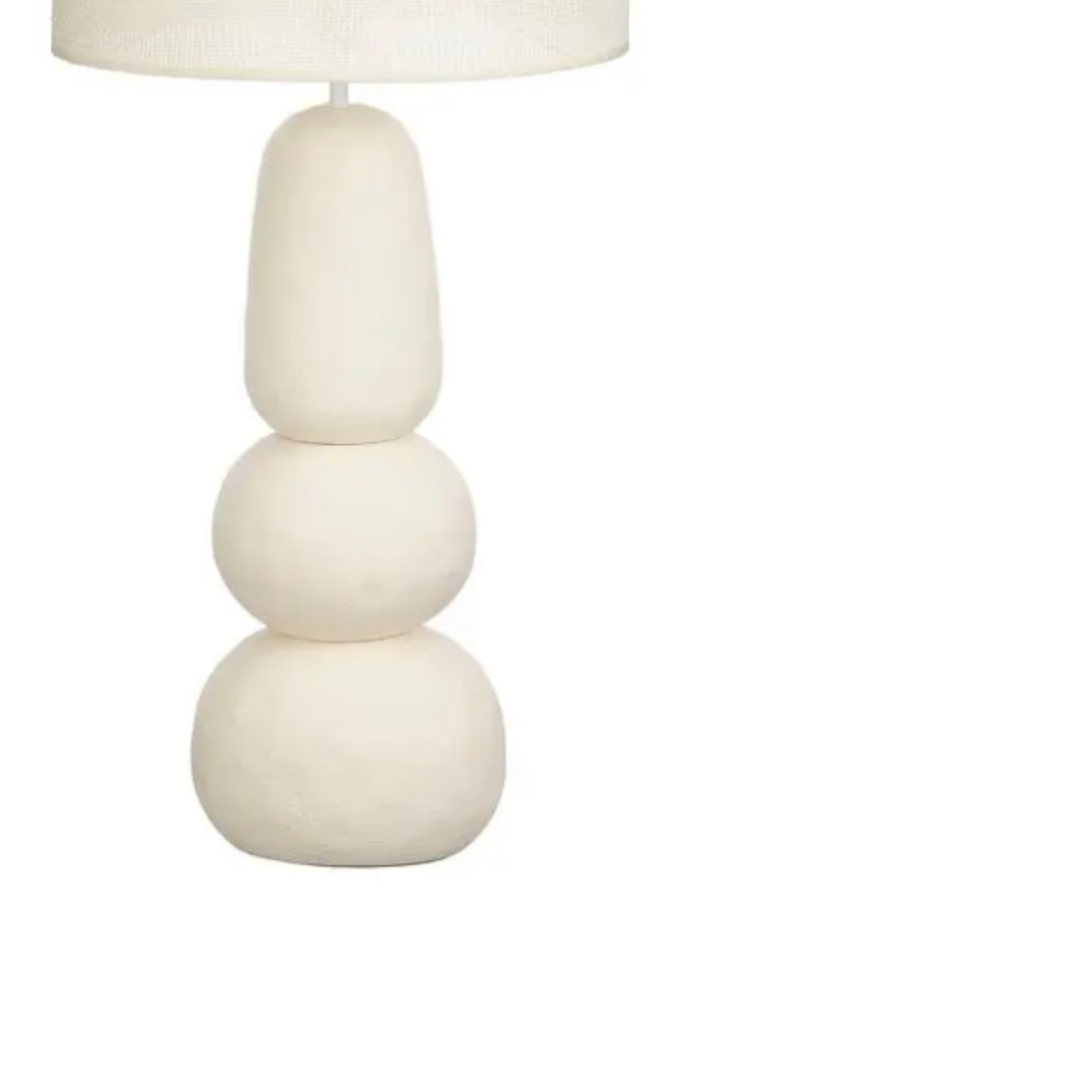 Tischlampe Menko Creme