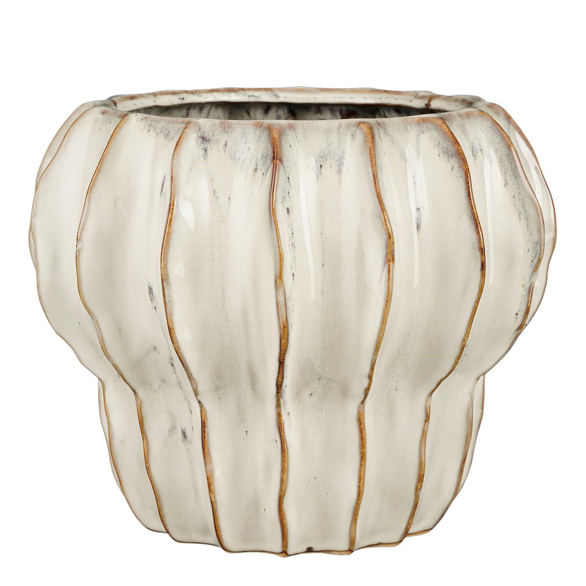 Blumentopf in Altea White
