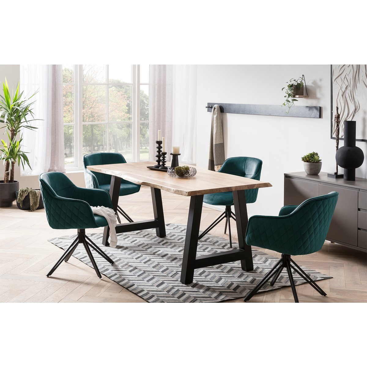 Acacia dining table 140x80 cm