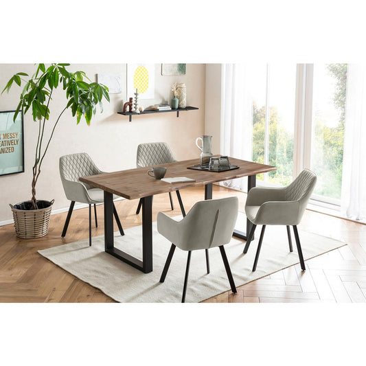 Dining group 5 pieces 180x90 cm