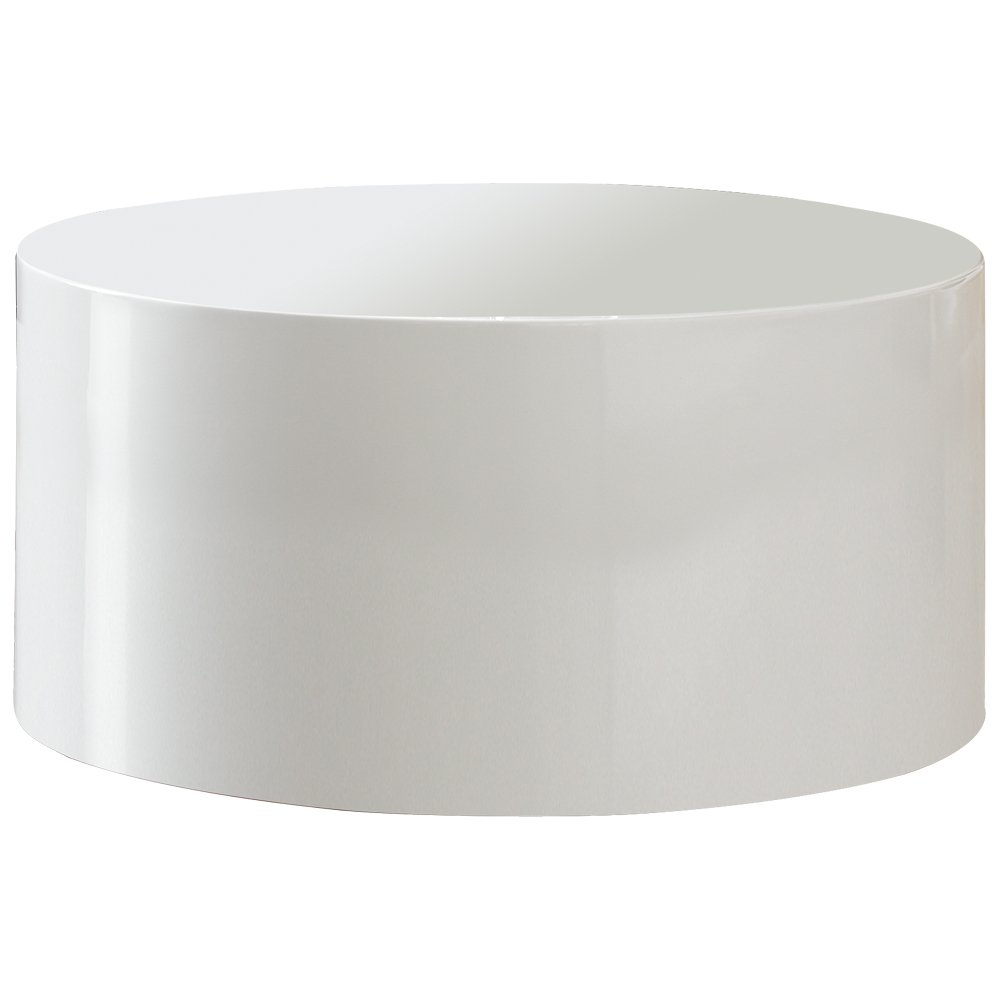 Coffee table Ø 60 cm round white