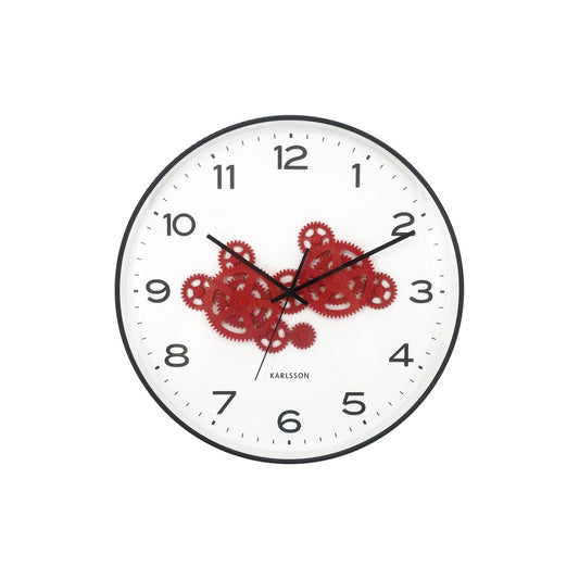 Wanduhr Open Gear