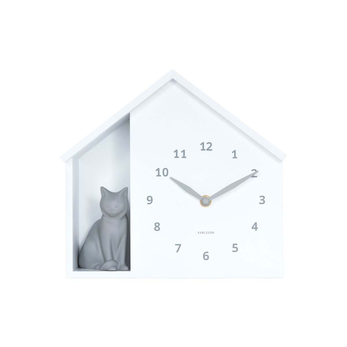 Wanduhr Sitzende Katze