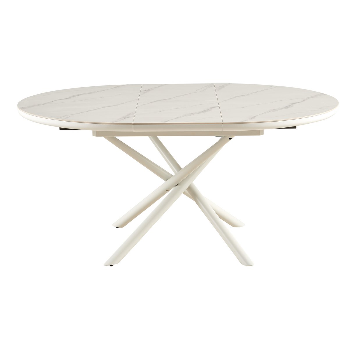 Esstisch Ø120 cm Weiß