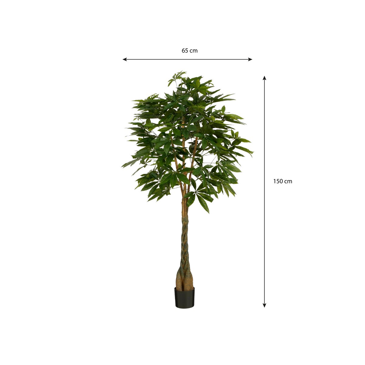 Künstliche Pflanze Pachira Green