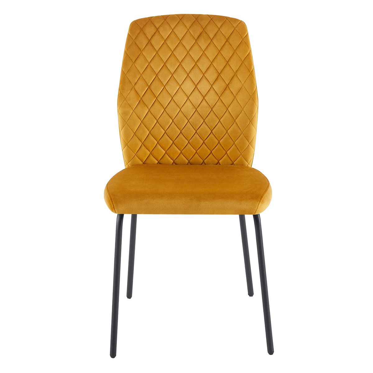 Chair set of 2 yellow
