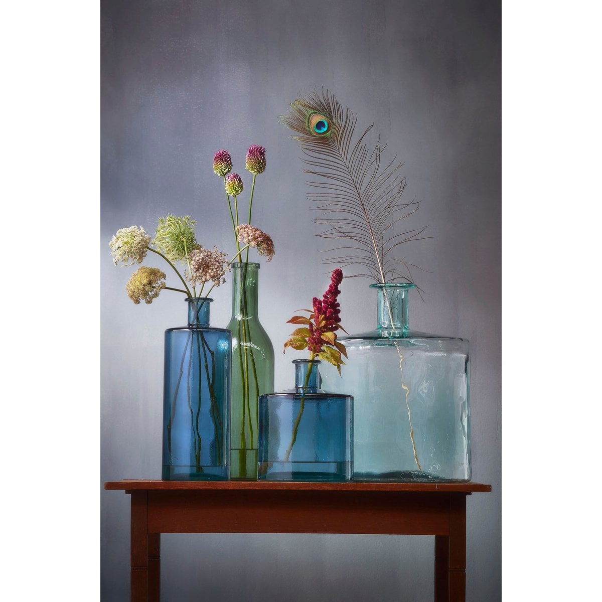 Dekorative Flasche Guan Blue