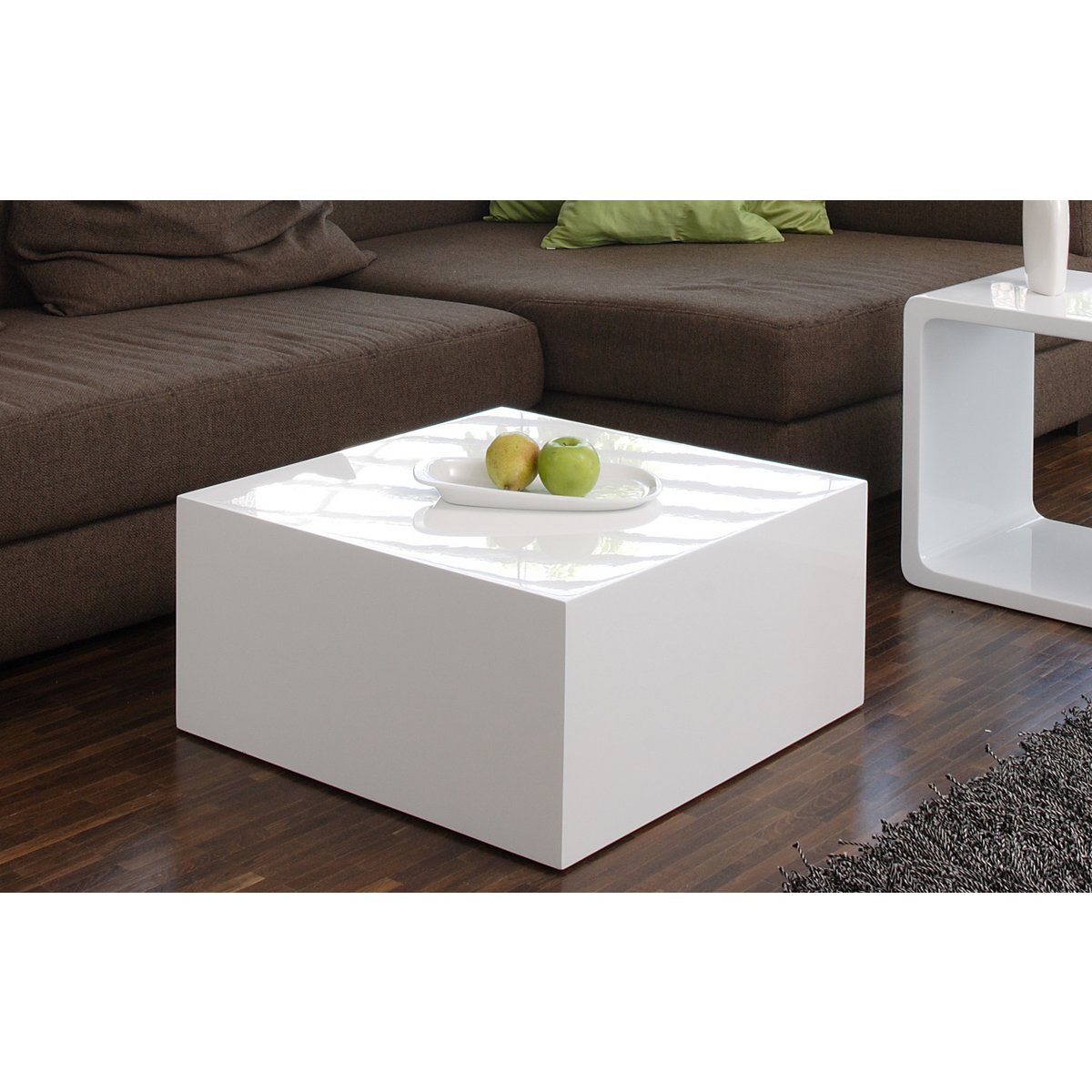 Coffee table 60x60x30cm white