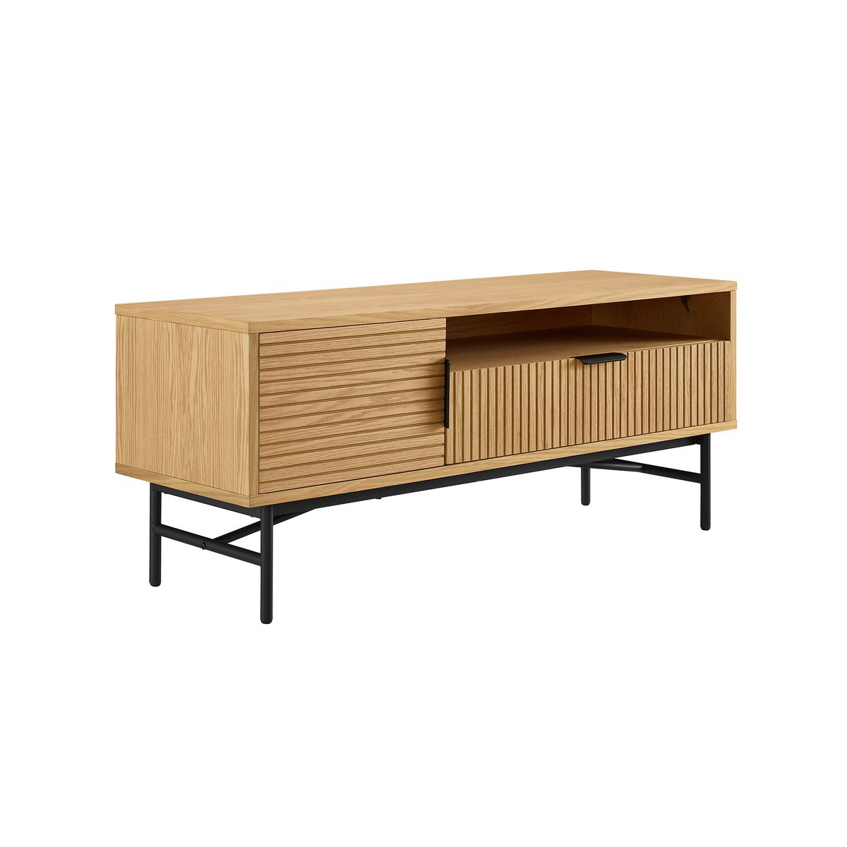 TV-Board 120 cm Eiche Echtholzfurnier