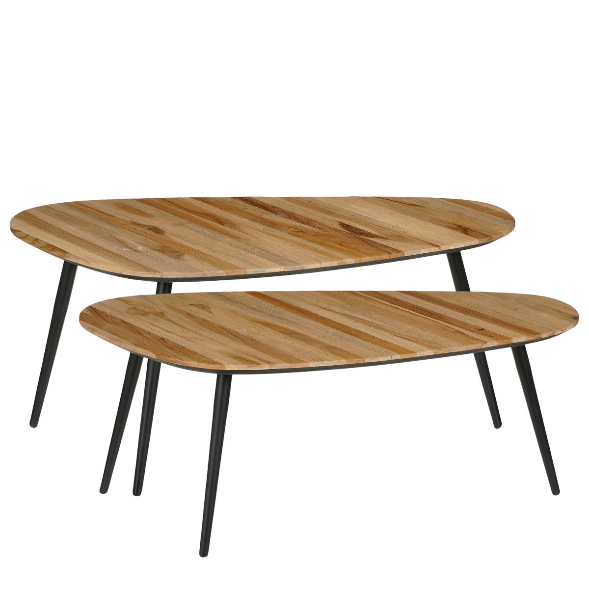 Beistelltischset Jailey Brown