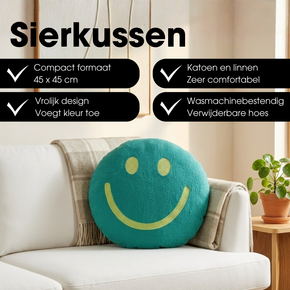 Dekokissen Grün
