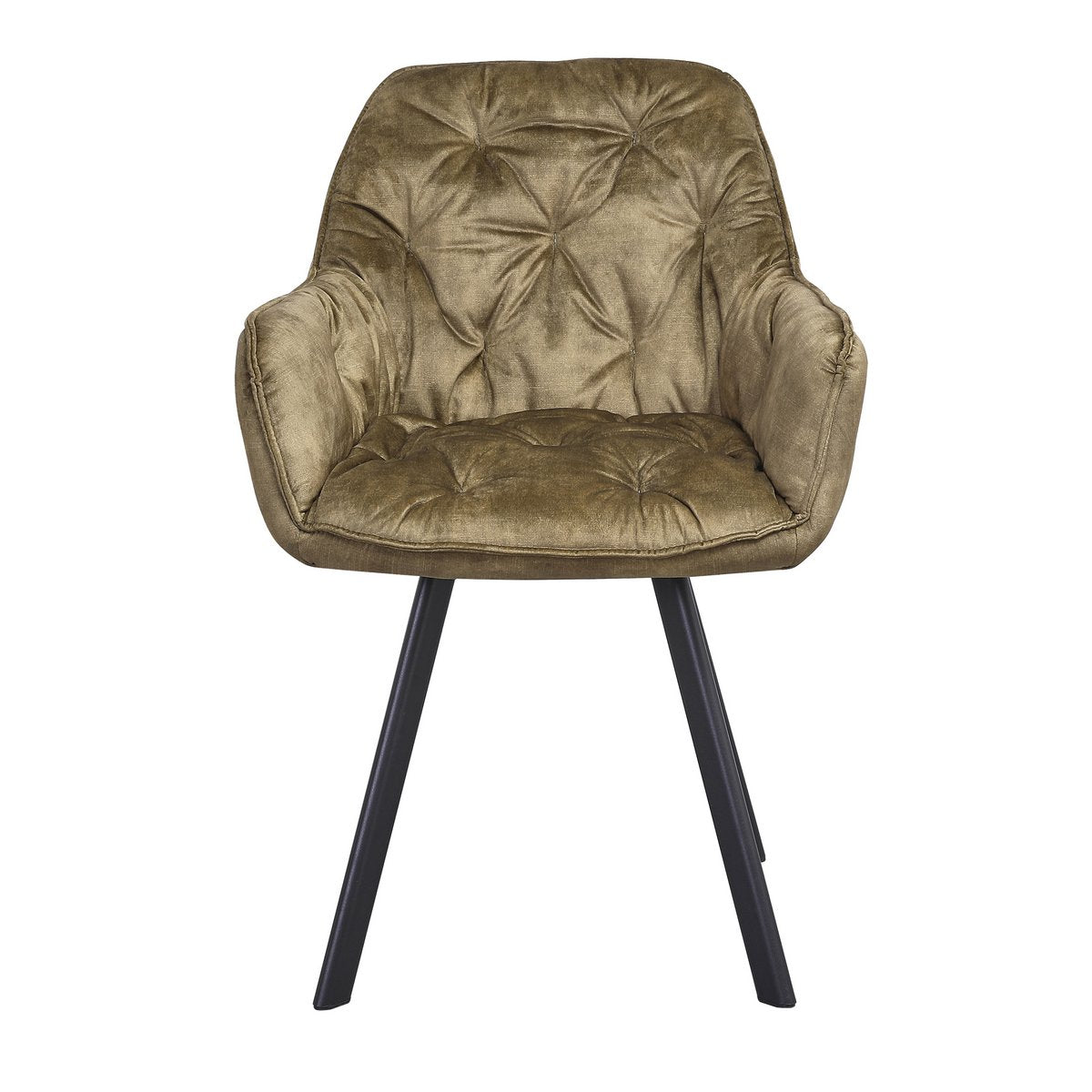 Dining room chair set of 2 vintage velvet velor green