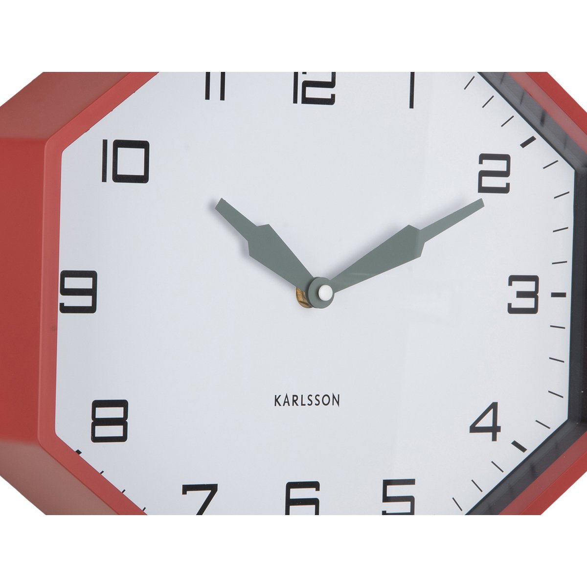 Wanduhr Modern Factory Octagon