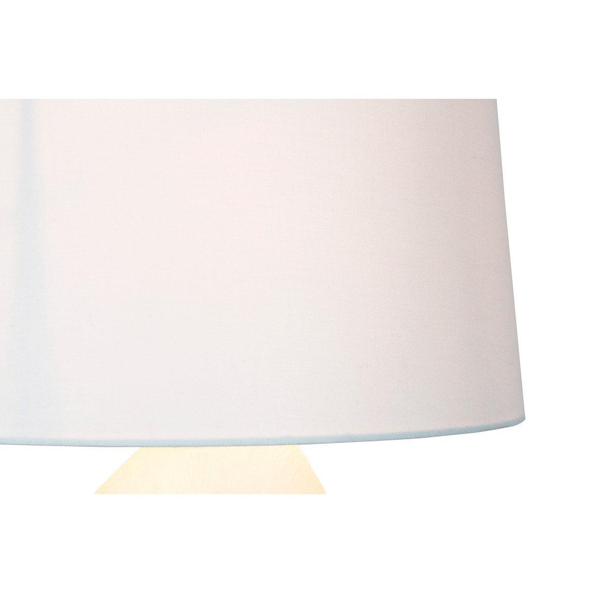 Table lamp ceramic/linen blue/white