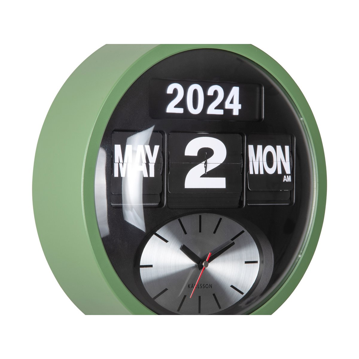Wanduhr Round Flip