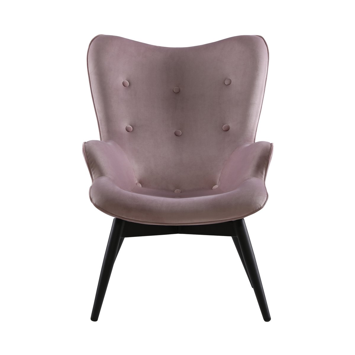 Armchair rose velvet