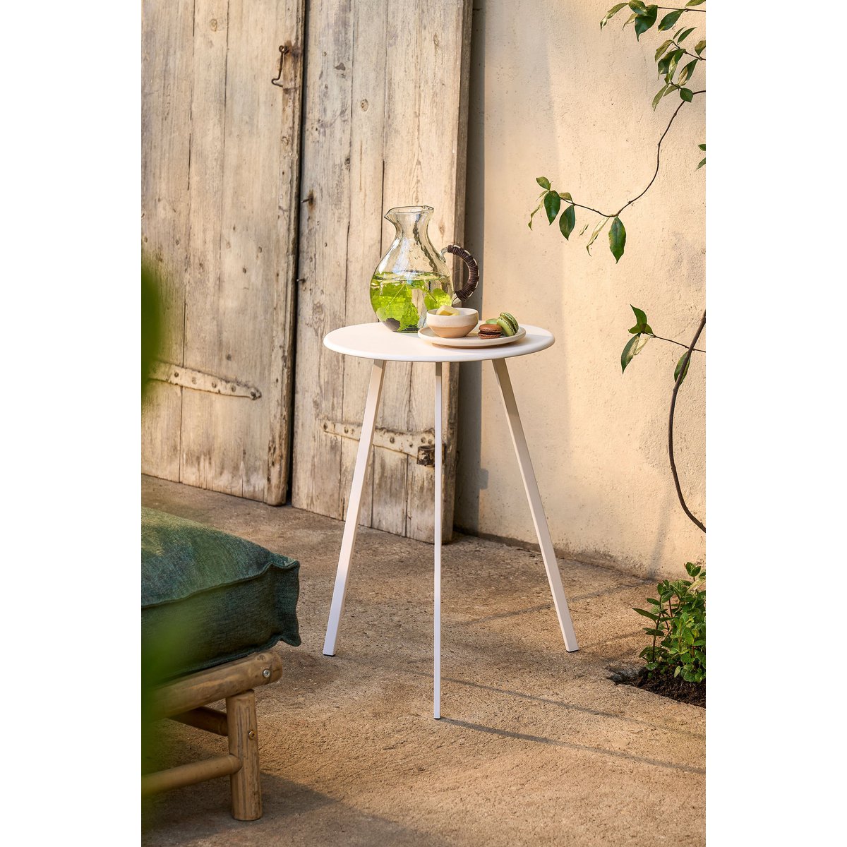 Beistelltisch im Freien Seattle Weiß